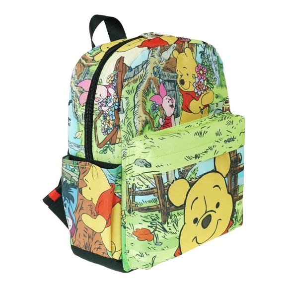 Disney Classic Winnie The Pooh Adult and Kids Mini Adjustable Summer Backpack - Picture 5 of 7